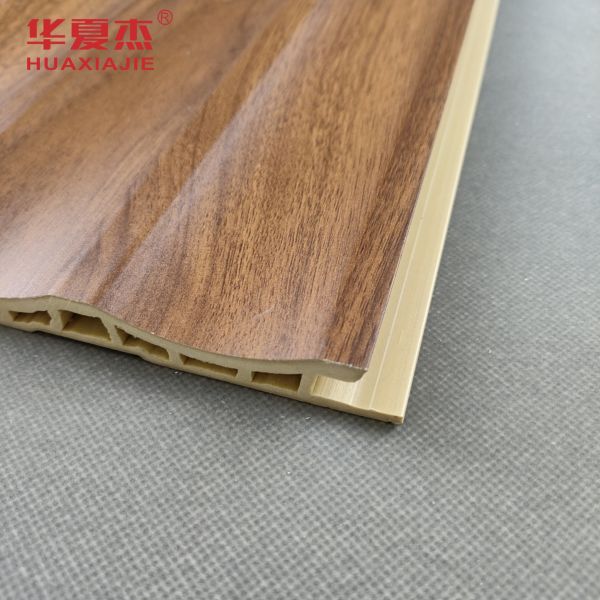 Modern Laminated Surface WPC Wall Panel Waterproof Eco-friendly Wood-Plastic Composite Wall Cladding