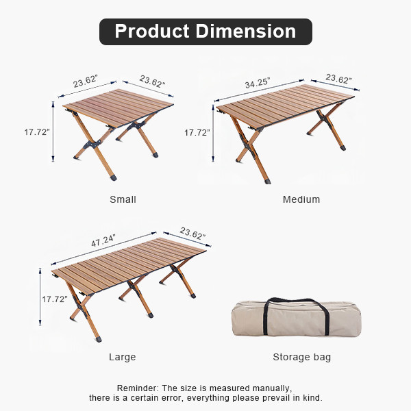 Классический стол для кемпинга из алюминия с подвижными ногами