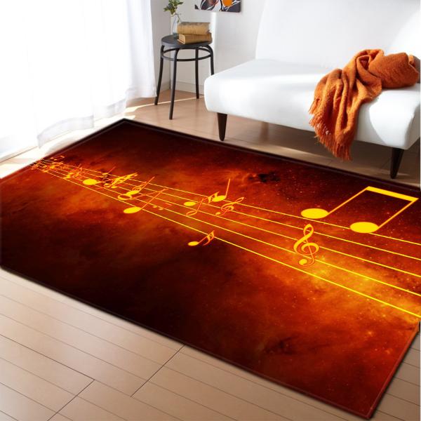 Non Skid 3D Printed Rugs 100*120cm Living Spaces Area Rugs