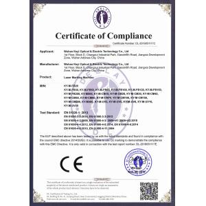 Wuhan Keyi Optic & Electric Technology Co., Ltd Сертификации