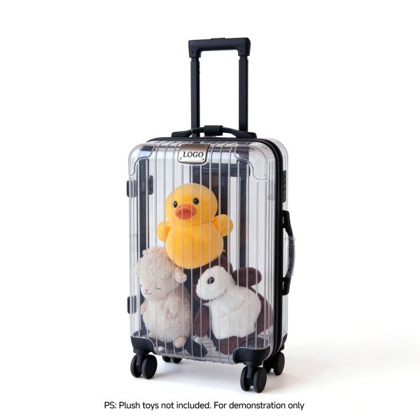 Transparent Showcase Trolley Suitcase