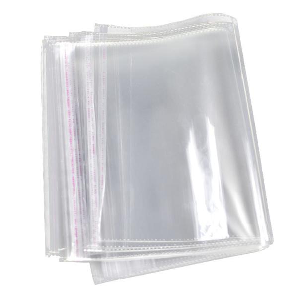 Width 75cm 100pcs/Pack Extra Large Custom Printing Apparel Door-mat Packaging Self Sealing Bopp Bag Clear Plastic Cellophane Bag