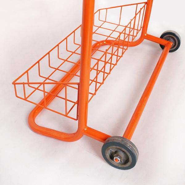 Custom 3 Tiers Retail Store Supermarket Shelves Promotion Trolley