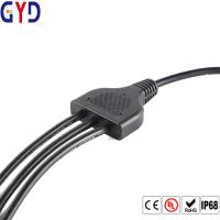 O tipo impermeável extensão do divisor Y do fio conduzido cabografa 2 Pin Wire Connectors