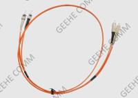 SC cabo frente e verso 2.0mm do remendo da fibra ótica do PVC do modo OM1 do ST ao multi