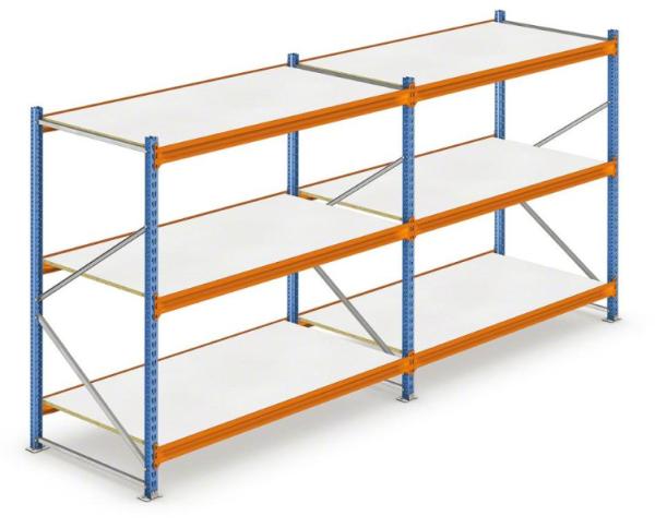 Long Span Steel Light Duty Shelving For textile,leather storage