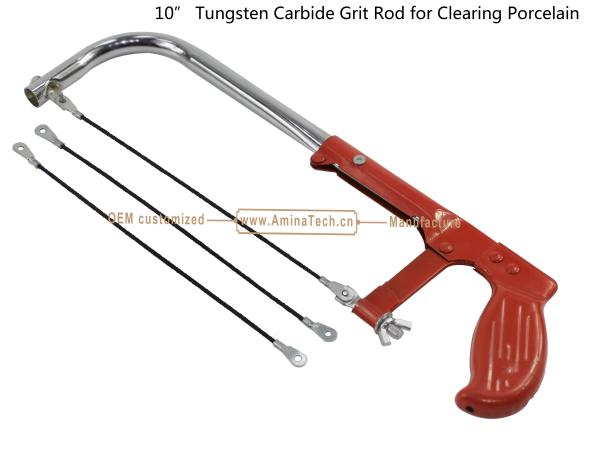 10Tungsten Carbide Grit Rod for Clearing Porcelain,Cutting Tiles