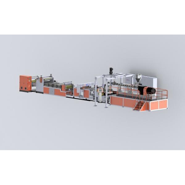 Twin Screw PET Sheet Extrusion Line with Degassing System No Drying or Crystallization Required for High Capacity Production