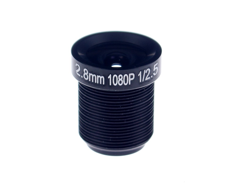 128° 2.8mm M12*0.5 Wide Angle Lens For 2MP Conference Code Read AI Camera Systems