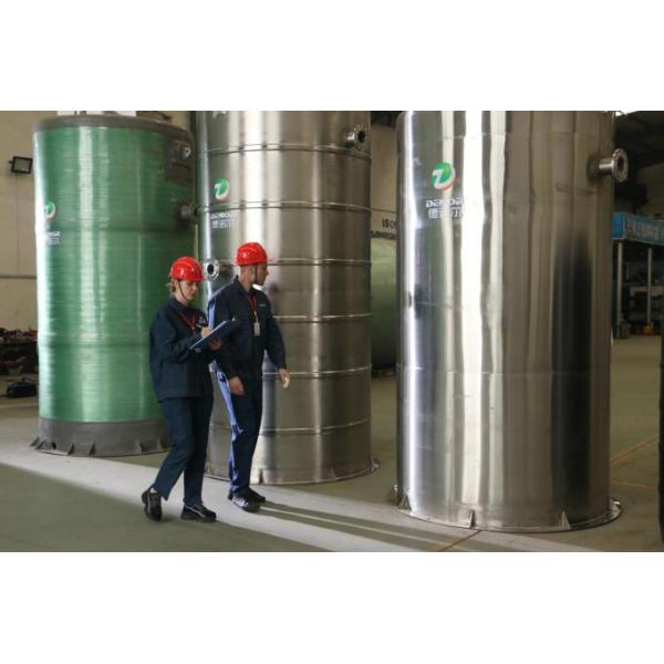 Poste de pompage d'alimentation en eau en acier inoxydable personnalisé