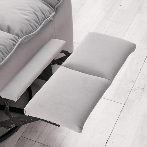 BN Living Room Recliners Plush Fabric Multifunctional Electric Single Recliner Chair Recliner Sofa Functional Sofa