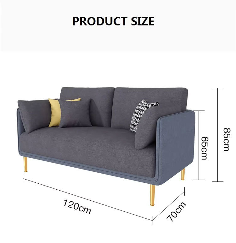 Modern Comfortable Durable Leisure Leather Sofa Set for Restaurant Cafe and Hotel Easy to Clean