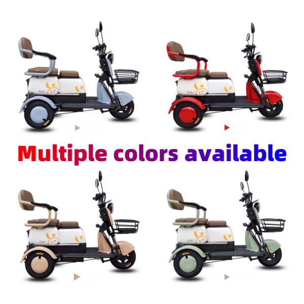 Safest 1000w 3 wheel tricycle electric adult with lithium battery