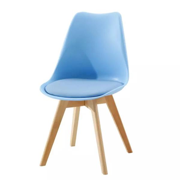 Beech Leg Grey  Dining Chair 240 Pounds Weight Capacity  Anti Skid