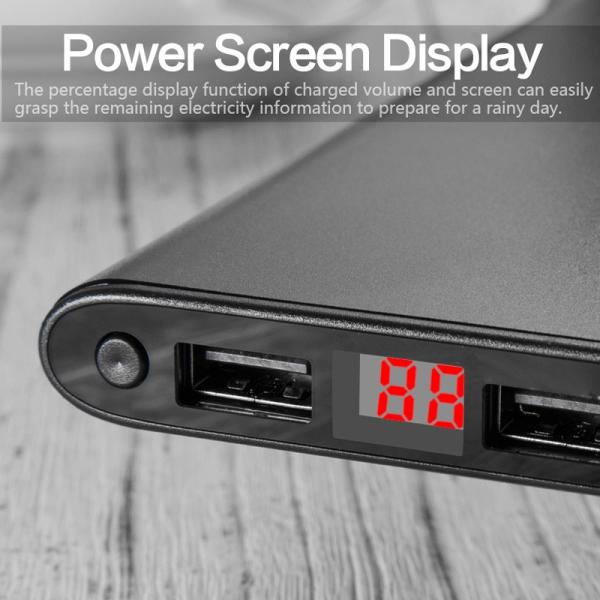 4K Hidden Camera Power Bank Mini WiFi Spy Camera with Motion Detection Night Vision 120 Degree View Angle Lens Nanny Cam