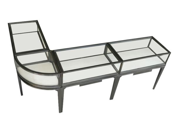 A vitrina de vidro da joia da multi cor/joia moderna apresenta o estilo luxuoso