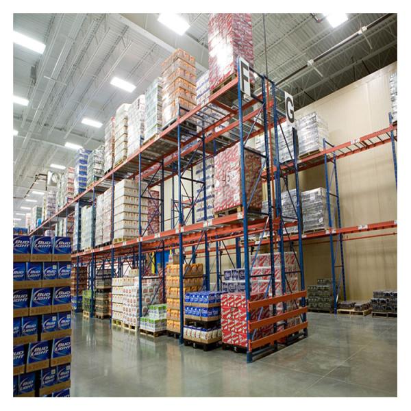 Blue Pallet Storage Rack Industrial Heavy Duty Metal Shelving