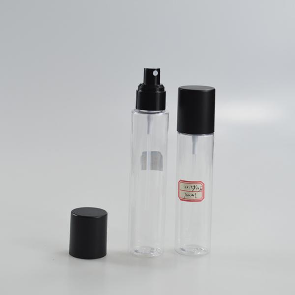 100ml 120ml Full Cover Fine Mist White PET Spray Bottle with Collar Material PET