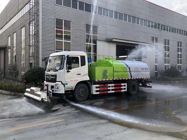 10m3 High Pressure Road Washer Truck Street Sweeper Cleaner With Gear Core Components