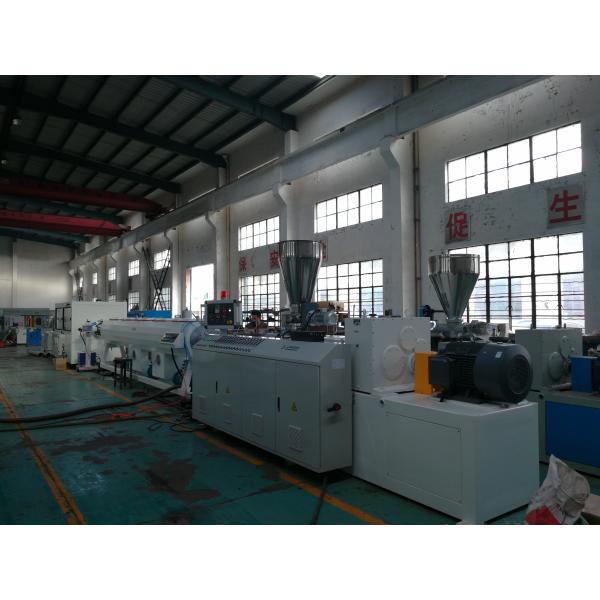High Capacity 380V 50HZ 3P PVC Pipe Extrusion Line Plastic Pipe Extruding Machine