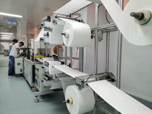 4ply 380V Voltage KN95 Face Mask Machine , Disposable Nonwoven Mask Machine In Stock