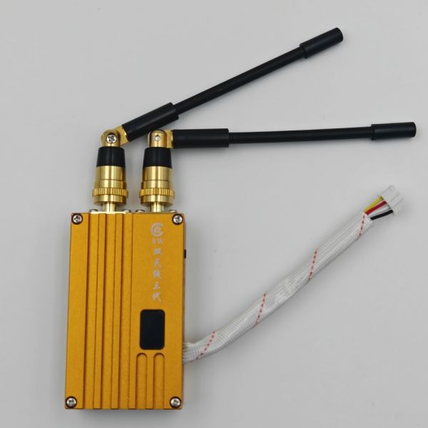 1080-1360MHz FPV Video Transmitter 8 Watt RF Power For Extended Range Performance