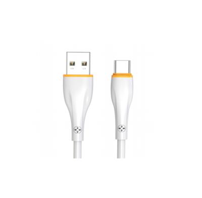 4-Core TPE Fast Charge Cable, 1m White, Micro/Type-C/Lightning