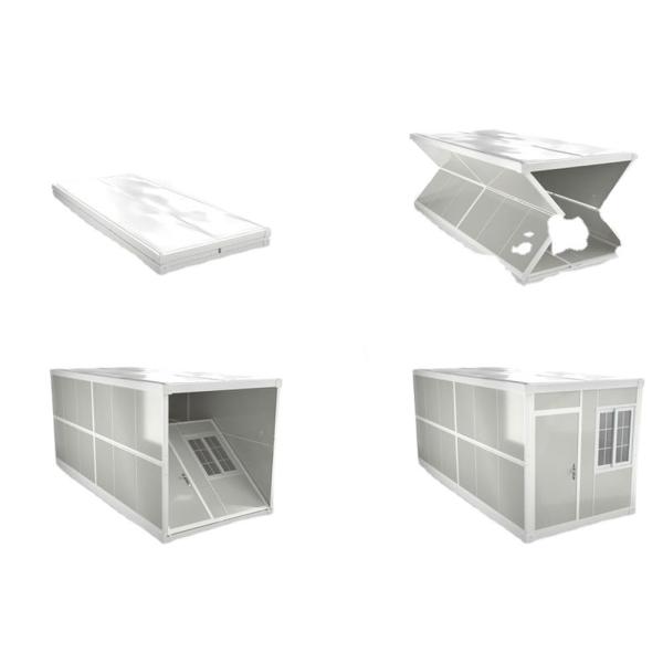 Fácil Instalação 20ft Painel Sandwich de Aço Portátil Casa de Contêineres dobráveis prontos