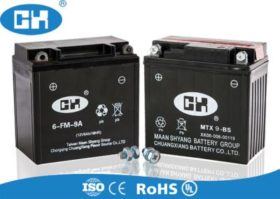 High Performance 250cc Motorcycle Battery 12v 9Ah 138 * 72 * 134mm Acid Resistance