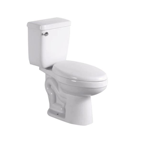 Dual-Flush Traditional Design Comfortable Washdown Water Closet Toilet Seat for Bathroom