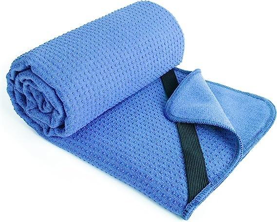 Custom Grip Non Slip Eco Yoga Mat Towel Yoga Microfiber Soft Pilates Sweat Absorbent Quick Dry Hot Microfiber Yoga Towel