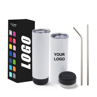 20oz Capacity Music Speaker Tumbler American Style Design with Detachable LED Light