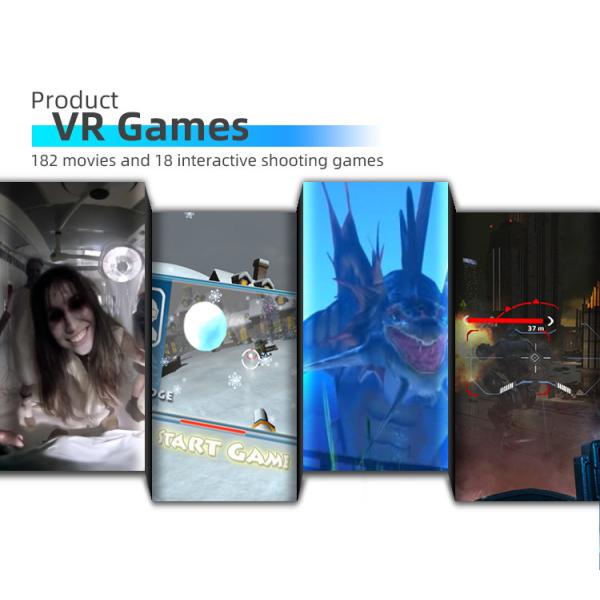 Имитатор движения русских горок игры VR фильма парка атракционов 9D с 9 местами