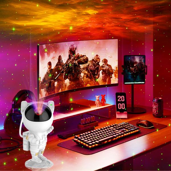 Adults Nebula Astronaut Galaxy Star Projector With Remote 360 Degree Adjustable