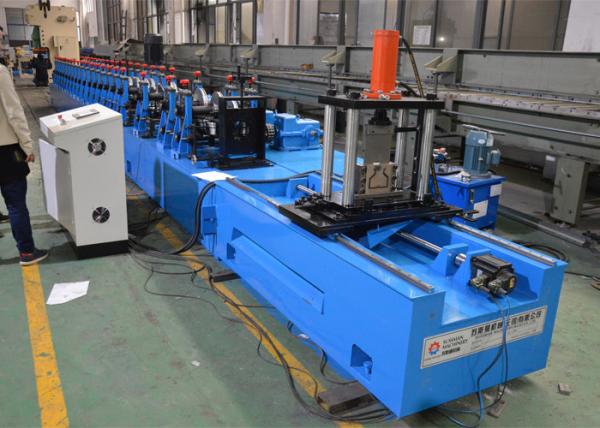 Gcr15 Steel Rack Upright Roll Forming Machine With Servo Following Cutting