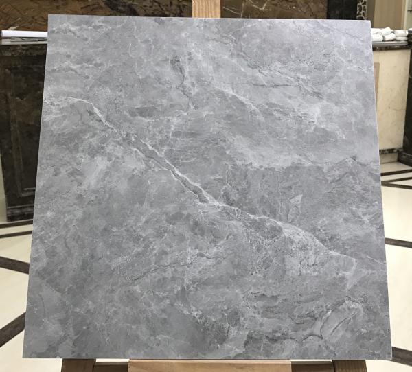 Matte Glazed Gray 400x400mm Interior Cerâmica Rustica Resistência a Ácidos e Marble Look Tile Para Construção