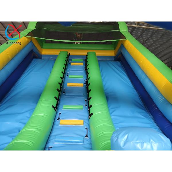 Commercial Glissière gonflable patrouille patrouille Glissière gonflable double sec à l'extérieur