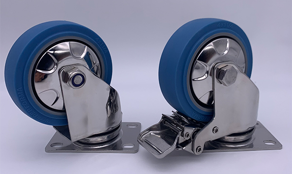 Свободный от Шум эластичный термопластиковый резиновый рицинус с противопыльным кожухом 5 дюймов