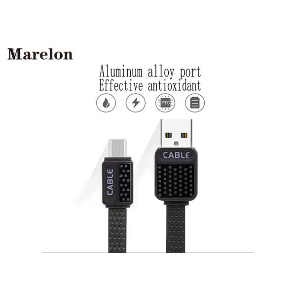 V8 Micro USB Data Cable , Android Charging Cable Environmental Silicone Wire