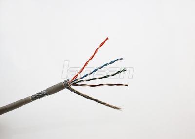 Cobre desencapado contínuo do cabo de remendo 24AWG de ROHZ Sranded Cat5e para o sistema de expedição de cabogramas