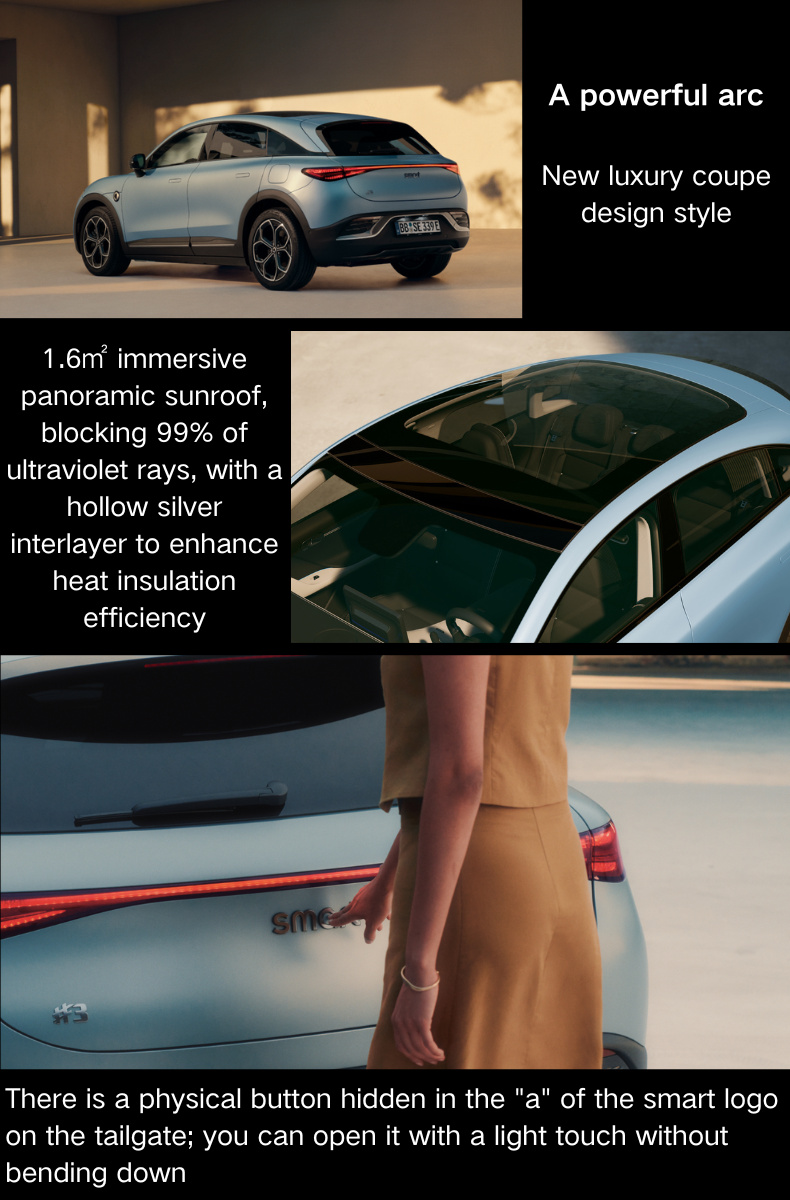 2026 Smart Elf #3 4x4 High-Power Long-Range Pure Electric SUV Made in China