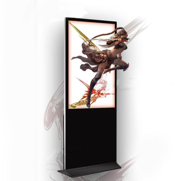 Floor Standing Digital Signage Advertising and Display Kiosk With Wheels