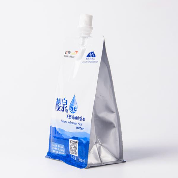 Milk Laminated Aluminum Foil Packaging Bags , Beverage Stand Up Barrier Pouches