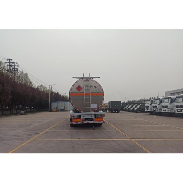 CIMC LINYU 46000L Aluminum Alloy Fuel Tanker Trailer Truck with Wheelbase 6150 1310 1310