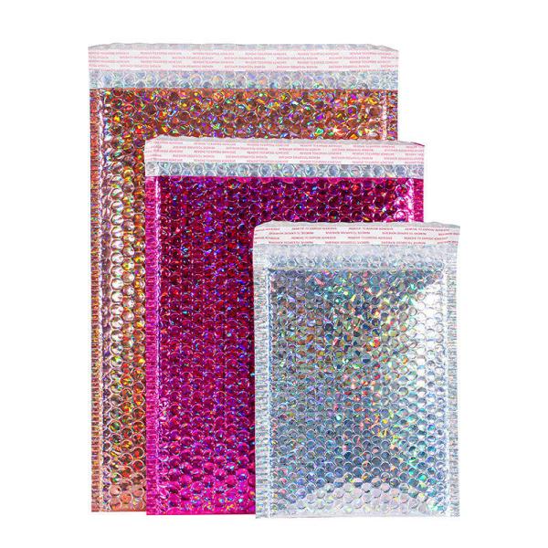Recyclable Holigraphic Custom Eco Friendly Biodegradable Padded Compostable Bubble Mailer Mailing Bags