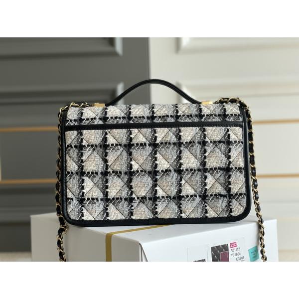 Средние изготовленные на заказ заклеймленные женщины телячьей кожи сумок 2WAY сумка щитка Chanel