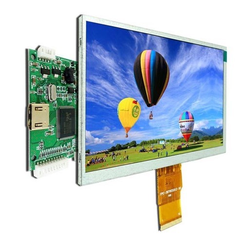 7.0'' 1024 X 600 HDMI TFT LCD Display MIPI Serial Port Interface IPS Smart