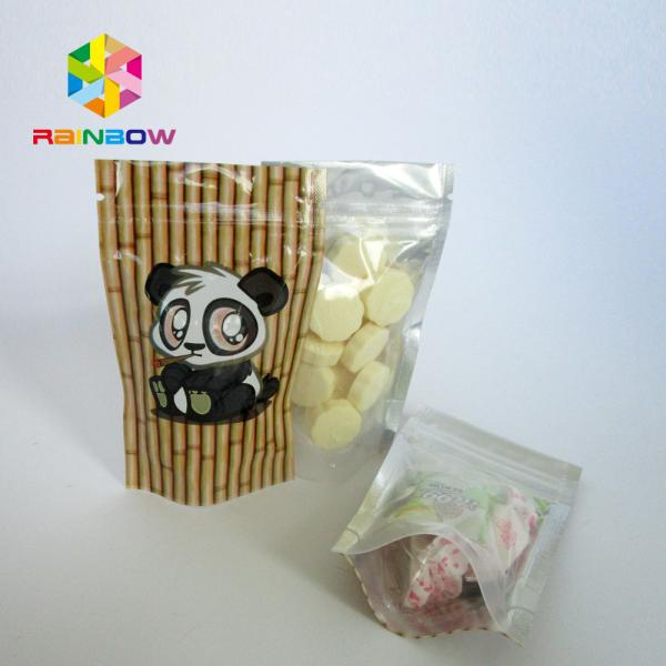 Мешок алюминиевой фольги ЛЮБИМЦА/ПЭ упаковывая ясную металлическую фольгу стоит вверх Зиплок сумка