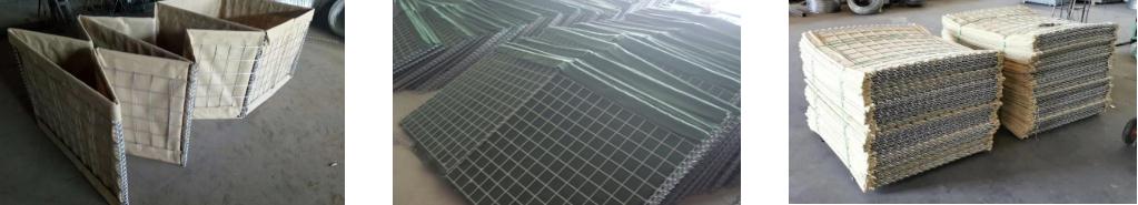 Барьер бастиона Hesco военной пользы защитительный как сетка Gabion защиты