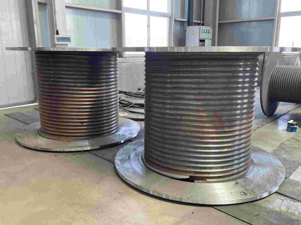 Customizable Lebus Sleeve Folding Line Rope Groove Or Spiral Groove Winch Drum Carbon Steel